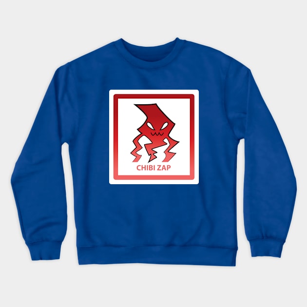 Chibi Zap 4 Red Crewneck Sweatshirt by Ian2Darts